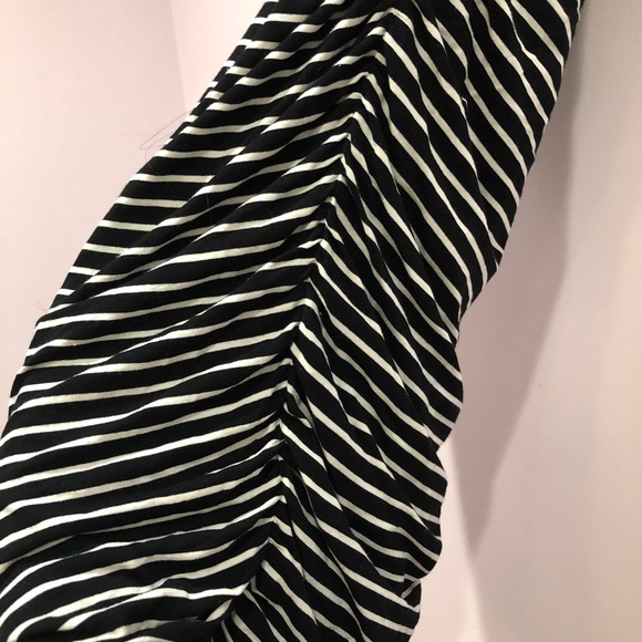 Vince Camuto Stripe Ruched Skirt - Picture 4 of 7